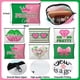 thumbnail image 2 of Bolsas de cosméticos Reginary, 12 unidades, rosa y verde, 23 x 17 cm, 2 of 6