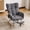 DARK-GRAY, variant on Chistronger Blue Glider Rocking Chair, Chenille Upholstered with Airbag and Footrest for Living Room & Nursery