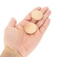 thumbnail image 4 of 26Pcs Wood Button Plugs, 30mm/1.18" Hardwood Screw Hole Plug Mushroom Wooden Caps Buttons Wood Plug for Furniture Woodworking Craft Decor (35mm x 30mm), 4 of 6
