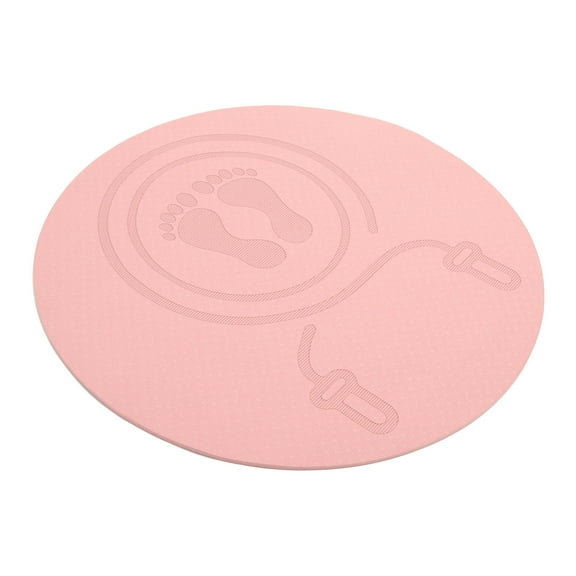 WASHWEPE Round Jump Rope Mat Pink 1Pcs 23.6x23.6x0.2in