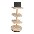 thumbnail image 1 of Soporte de joyería de la joyería del organizador de joyas giratorias soporte para la pantalla de colgilla para joyas para anillos colgantes encimeras, 1 of 9