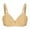 Yellow, variant on abtuhar Women Plus Size Bras,Wireless Bras for Women,Woman's Embroidered Glossy Comfortable Breathable Bra Underwear No Rims