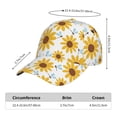 thumbnail image 2 of Vsdgher Sunflowers Classic Low Profile Baseball Cap Golf Dad Hat Adjustable Hats Men Women Unconstructed Cap, 2 of 6