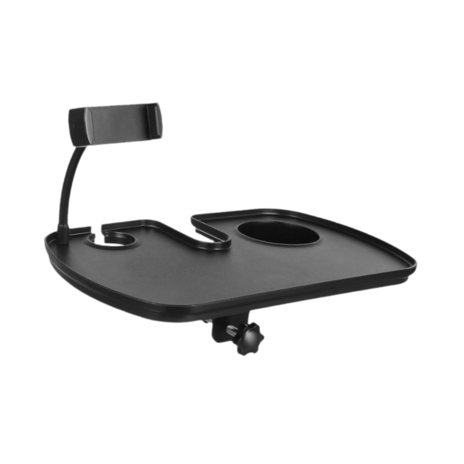 yotijay Microphone Stand Tray Clamp Tray Adjustable Mic Stand Load Capacity Drink Holder