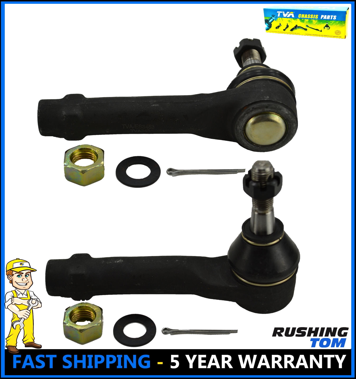 2 Front Outer Tie Rod fits 20042010 2011 Chevrolet Impala ES3453