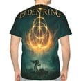 thumbnail image 6 of Unisex 3D Print Elden Ring T Shirts Graphic Design Casual Summer Short Sleeve Fashion Tees Shirt for Men Women, 6 of 8
