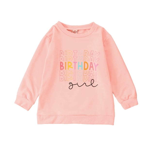MEZZALL T-Shirt Décontracté Col Rond Imprimé Lettres pour Garçons et Filles, Manches Longues, Respirant, Rouge, 4-5 Ans