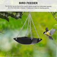 thumbnail image 2 of Hanging Bird Feeder with Tray for Outdoor Garden and Patio Use, 2 of 5