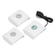 thumbnail image 3 of 2 unidades externas 1 unidad interna Intercomunicador de voz bidireccional de larga distancia Intercomunicador inalámbrico de 433 MHz para seguridad del hogar, color blanco, 3 of 9