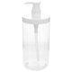 thumbnail image 4 of Botellas de tamaño de viaje recargables para champú lavar la bomba de la bomba recipientes portátiles portátiles para viajes para el gimnasio Camping Vacation 1000ml, 4 of 8