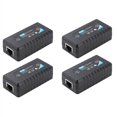 thumbnail image 1 of 4X 1 Port POE Extender 10/100Mbps with IEEE 802.3Af Standard Input / Output for IP Camera Transmission Distance, 1 of 8
