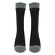 thumbnail image 1 of 2 uds calcetines cálidos impermeables calcetines gruesos de doble capa que absorben el sudor transpirables para montañismo ciclismo esquí negro gris, 1 of 8