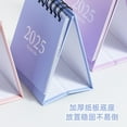 thumbnail image 4 of 2025 Solid Color Mini Desk Calendar Monthly Standing Metal Coil Calendar Table Planner for Home Office School, 4 of 10