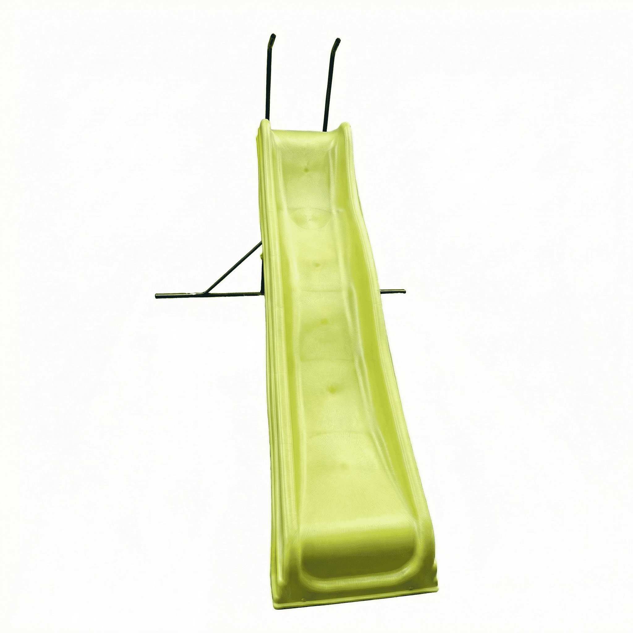 2.2M Freestanding Kids Plastic Slide, Indoor Outdoor Playground Equipment, Safe Freestanding Children Slide for Home Backyard, Green