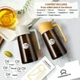 thumbnail image 6 of YARRAMATE 16oz/470ml Oil Sprayer for Cooking w/ Stickers, Light Blocking 2 in 1 Olive Oil Dispenser Bottle for Air Fryer, BBQ (White), 6 of 8