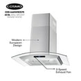 thumbnail image 5 of 30 in. Vista Collection Ductless Wall Mount Range Hood in Stainless Steel, 5 of 14