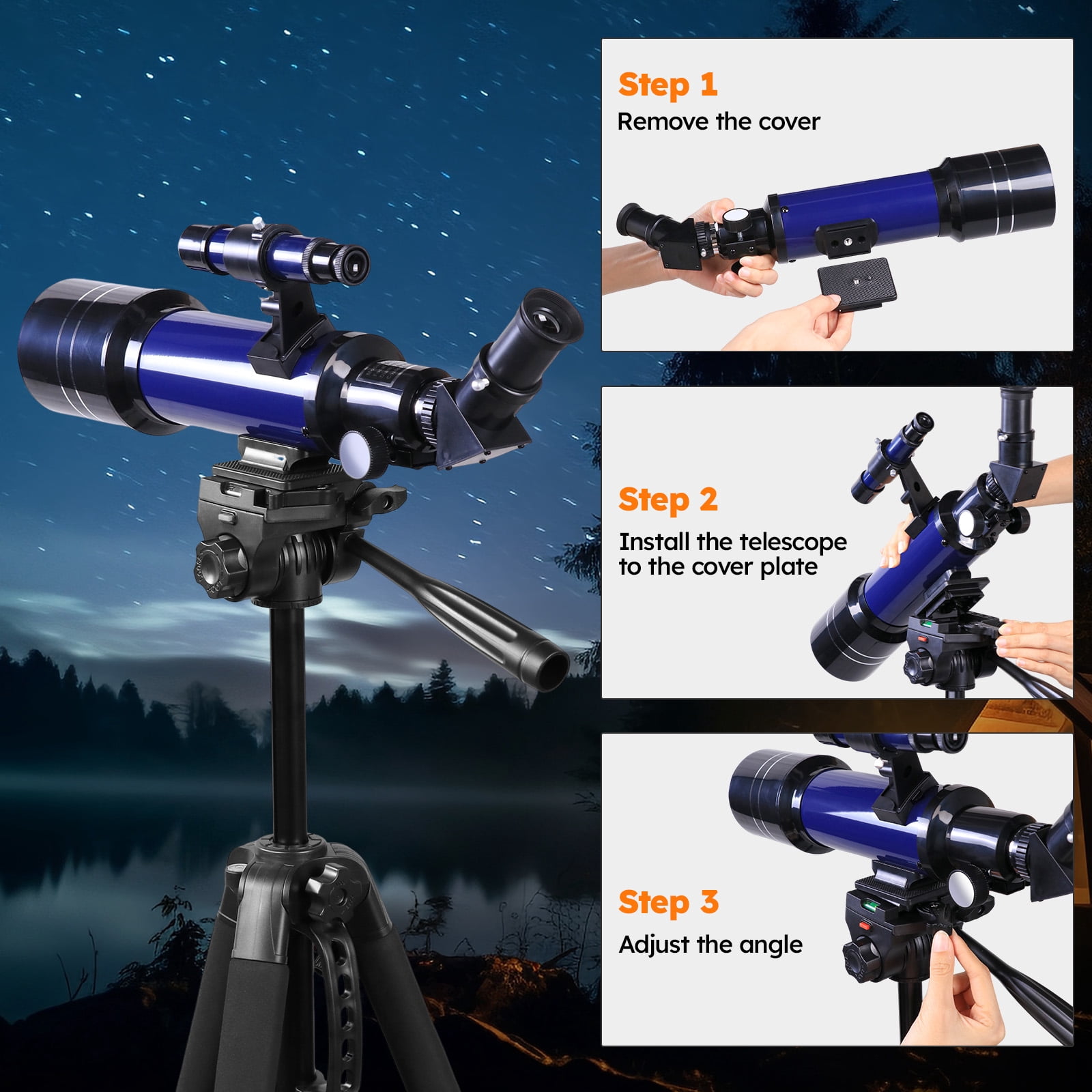 BEBANG 67" Camera Tripod, Portable Aluminum Tripod Stand for DSLR Camera and iPhone, Mirrorless Cameras, Camcorders and Binoc