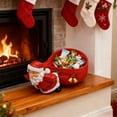 thumbnail image 5 of Upgraded Christmas Santa Claus With Candy Bowl And Bells Bag Decorative Figurine W, 5 of 9