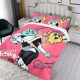 thumbnail image 3 of Gatito de Batalla Conjunto de sábanas temático, trío de piezas, cómodo y amigable con la piel, diseño único, regalo de decoración para el hogar para familiares, amigos y fans, 90 cm * 190 cm, 3 of 6