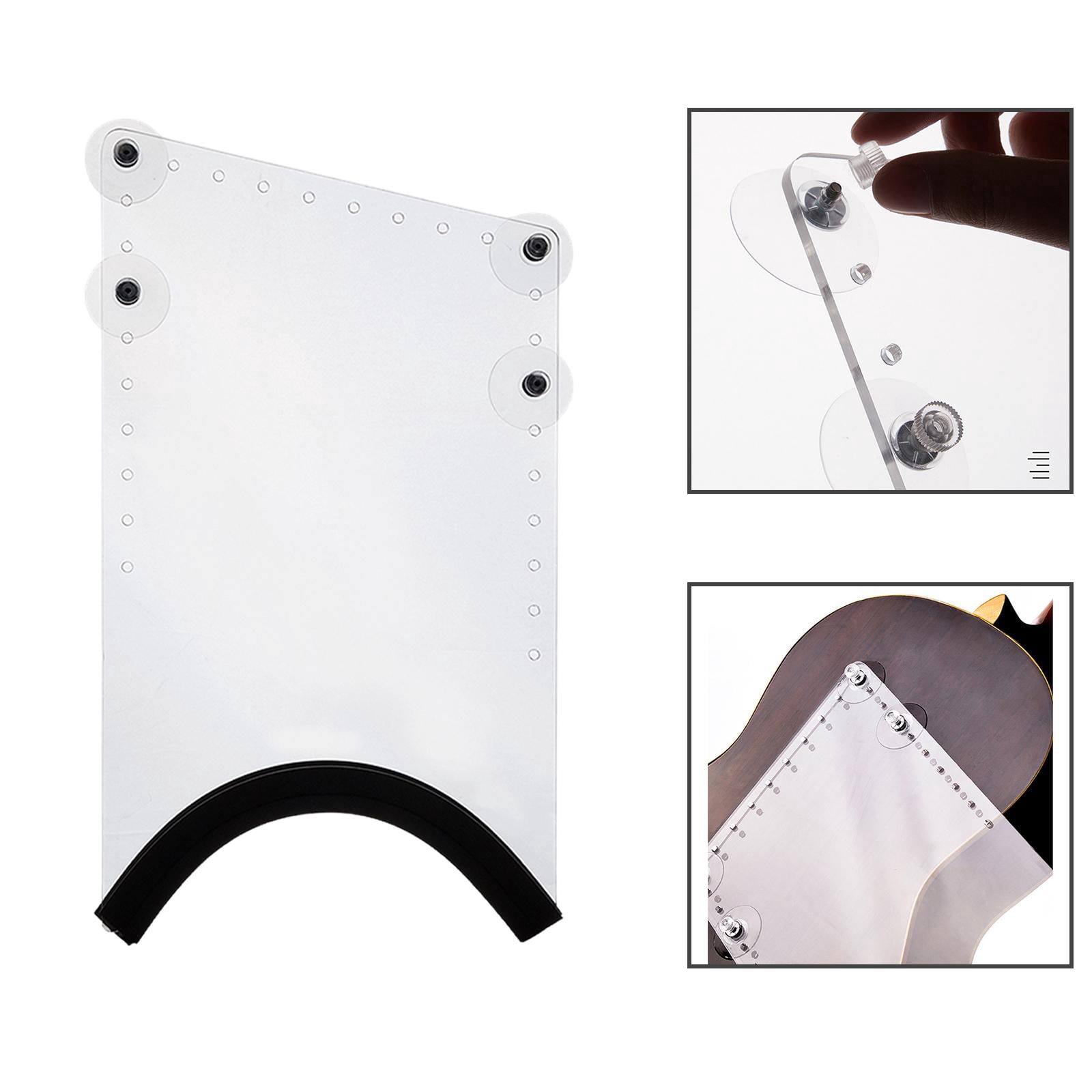 MERIGLARE Guitar Leg Support Foot Stool Acrylic Professional Professional Clear Sturdy Gift Multifunctional Balance Suppor Rest Cushion S