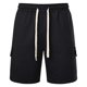 thumbnail image 5 of Pantalones Casuales de Moda de Ocio de Color Sólido Múltiples Bolsillos Dibujan Cuerda Cinco Cuartos, Mezcla de Algodón de Poliéster, 5 of 8
