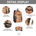 thumbnail image 4 of JIALIOU 14" Laptop Backpack Waterproof Airline Approved Stylish Casual Daypack for Travel Business College Work, Vintage Flora Patterned, 4 of 8