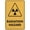 Warning Sign 5, variant on Street Sign Caution Radiation Area Authorised Personnel Only Sign 8"x12" Safety Restriction Alert Attention Caution Warning Notice Aluminum Metal Tin, Radiation Zone Marker