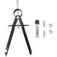 thumbnail image 1 of PinesC Quick Adjust Compass, Precision Compass, Metal Geometry Compass, with Pin Guide and Replacement Leads, for Students, Teachers, Artists, Architects, Mathematicians, Engineers, 1 of 5