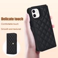 thumbnail image 2 of Allytechgroup Wallet Case for iPhone 11 with Credit Card Slot, RFID Blocking PU Leather Case with Lanyard & Shoulder Strap & Kickstand Shockproof Bumper for Women Men, Black, 2 of 8