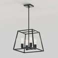 thumbnail image 4 of Artika Carter Modern Mid-Century Chandelier, Black, 4 of 7