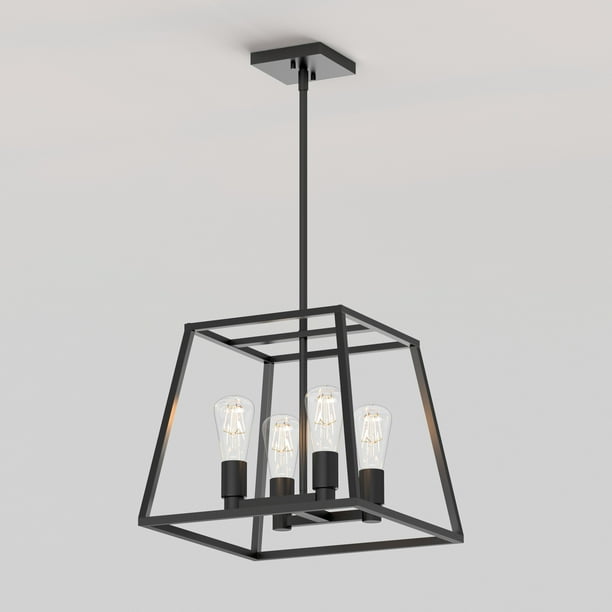 Black mid century chandelier best sale