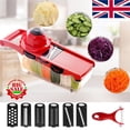 thumbnail image 4 of Toystoory Juego de rebanadoras de mandolina multifuncional, herramienta de cocina Manual, rallador, cuchillas intercambiables convenientes Cocina y Comedor Toystoory HA014578-00, 4 of 6