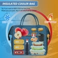 thumbnail image 3 of Bolsa de almuerzo IDEATECH grande e aislada para hombres y mujeres azul, 3 of 7