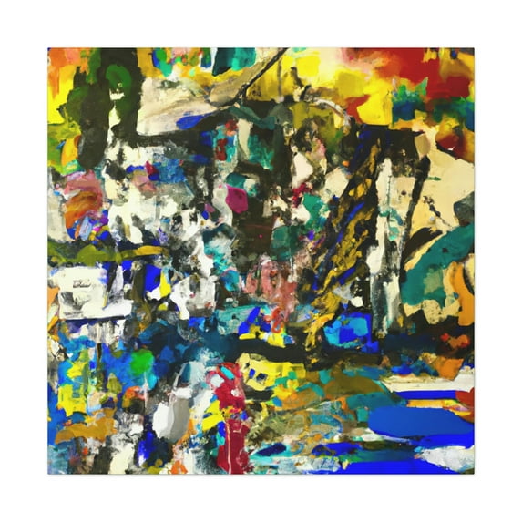 Dancing Colorful Splendor - Canvas