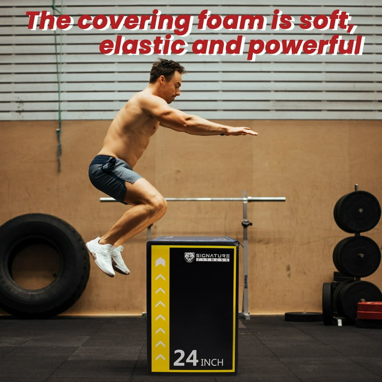 jiaxian 3-in-1フィットネスボード Fitvids 3-in-1 Rotatable Plyometric Jump Box, Jumping Exercise