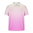 thumbnail image 4 of Lmnyox Men's Fashion Shirt Classic Short Sleeve Collared Button T Shirt Summer Casual Golf Tees Tops Big and Tall, 4 of 5