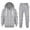 Light Gray, variant on Krdevn Baby Kids Long Sleeve Color Solid Zip Up Hoodie Sweatshirt Top Girls Coat Jackets and Pants with Pocket,Kids Outfit,11-12 Years