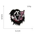 thumbnail image 2 of Scream Embroidery Patches, Halloween Iron On DIY Decorative Applique Stickers for Clothing Jeans Bag Jackets Socks Shoes (8pcs), 2 of 4