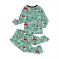 thumbnail image 4 of Little Baby Boy Christmas Outfit Kids Pajamas Cotton Long Sleeve Matching Holiday Set Girls Kids Xmas Jammies Size 6-7T, 4 of 5