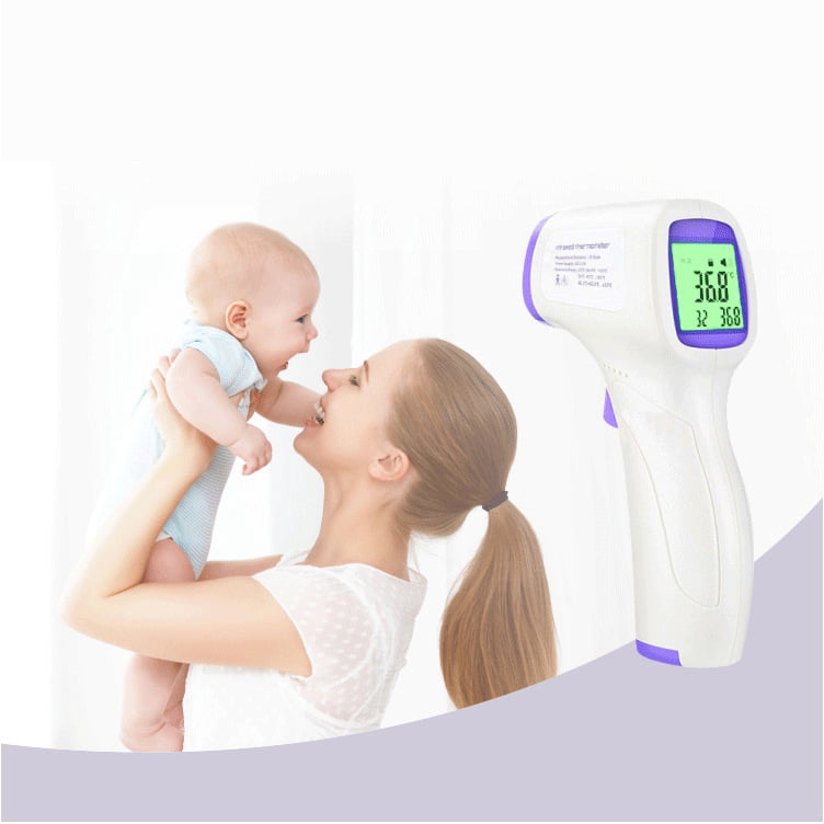 Adult Surface of Objects Zoilmxmen LCD Digital Non-Contact Infrared Thermometer Portable Forehead Temperature for Baby