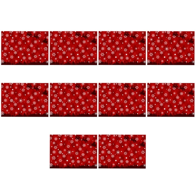 QualitChoice 10pieces Wrapping Paper For Christmas Celebrations Reindeer Pattern Thick And Festive Christmas 1