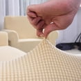 thumbnail image 2 of 2x Sofá Elástico Banco de Asiento de Futón Funda de Cojín Sofá Funda de Funda de Repuesto Muebles de Jardín Gloria Funda de cojín para asiento de sofá, 2 of 4