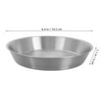 thumbnail image 2 of RUNROTOO Vegetable Salad Plate Baking Tray Stainless Steel For Cooking 1Pack, 2 of 8
