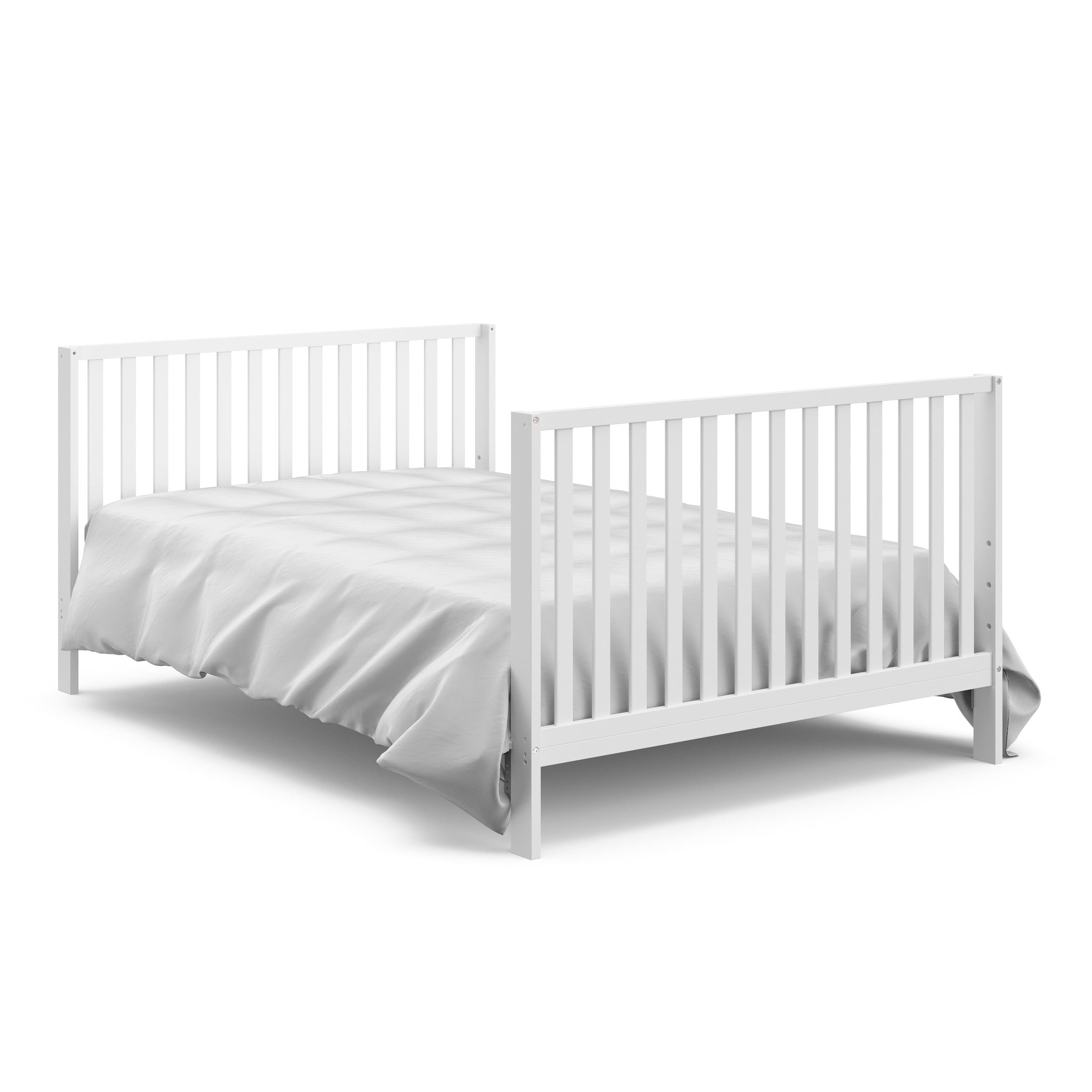 Storkcraft Orchard 5-in-1 Convertible Baby Crib, White