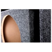 Car Audio Single 12 Vented Subwoofer Stereo Sub Box Ported Enclosure 5/8 MDF