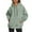 Green, variant on TTHXQING Oversized Sweatshirt For Women Preppy Teen Casual Solid Color Plush Hoodie Y2K Roomy Basic Fall Fashion Sweater Clearance Sale Black Xxl