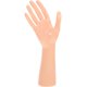thumbnail image 2 of 1 Pc Plastic Hand Model Display Rack for Bracelet Showing and Jewelry Storage Prop, 2 of 2