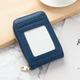thumbnail image 1 of Cartera para tarjetas de estilo coreano para mujer, antidesmagnetización, de color sólido, para licencia de conducir, mini, sencilla, multifuncional, compacta, funda para tarjetas para mujer, 1 of 6