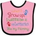 thumbnail image 3 of Inktastic Veterinarian Like Mommy Boys or Girls Baby Bib, 3 of 4