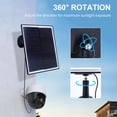 thumbnail image 3 of Panel Solar Ndcxsfigh 20 W 5 V IP65 Al para Cámara Seguridad Negro Tipo C, 3 of 9